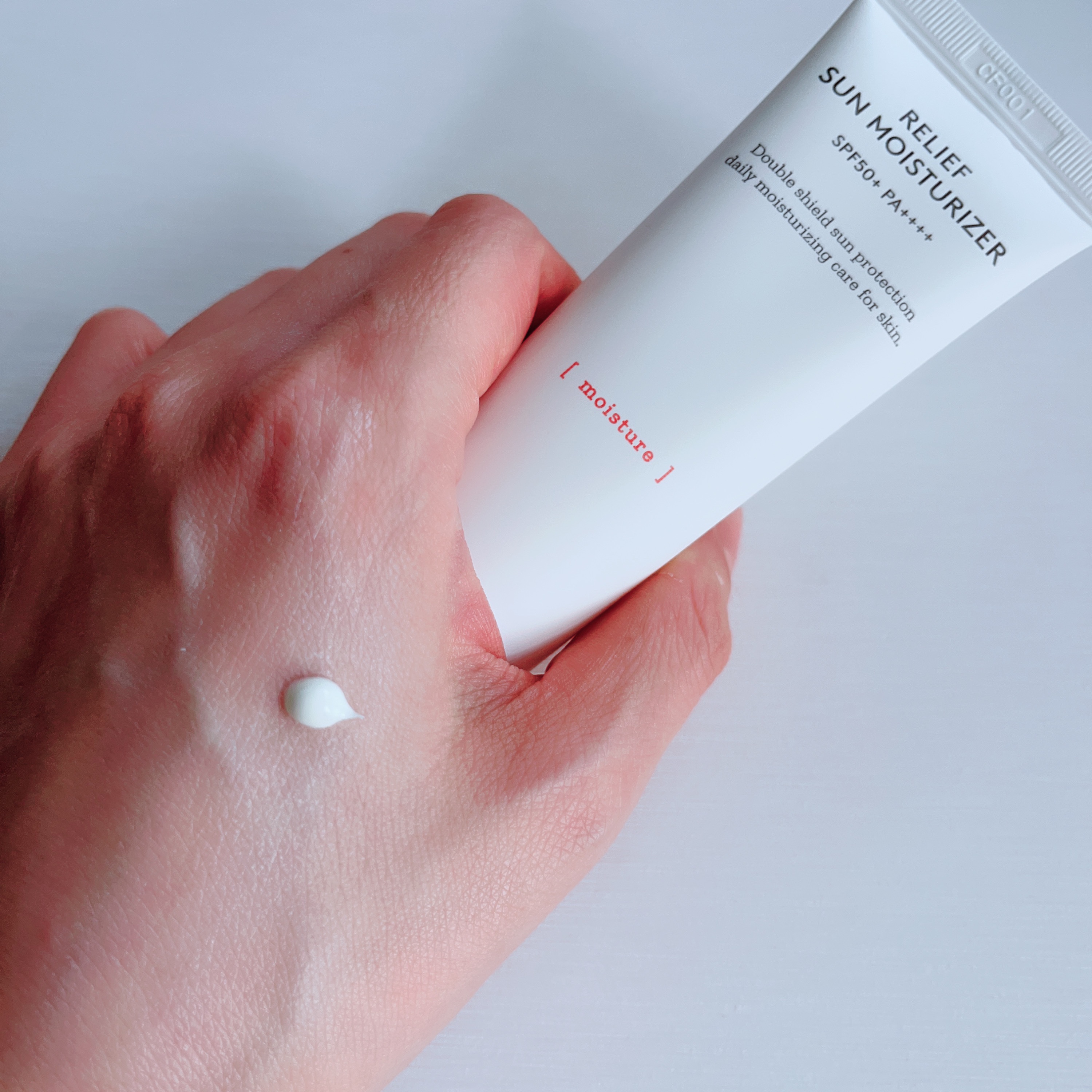 フレッシュヴィーガントーンアップサンクリーム/HYGGEE/日焼け止めクリームを使ったクチコミ（2枚目）