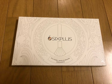 エレガンスシリーズ ホワイトパール アイメイクブラシ 7本セット/SIXPLUS/メイクブラシを使ったクチコミ（1枚目）