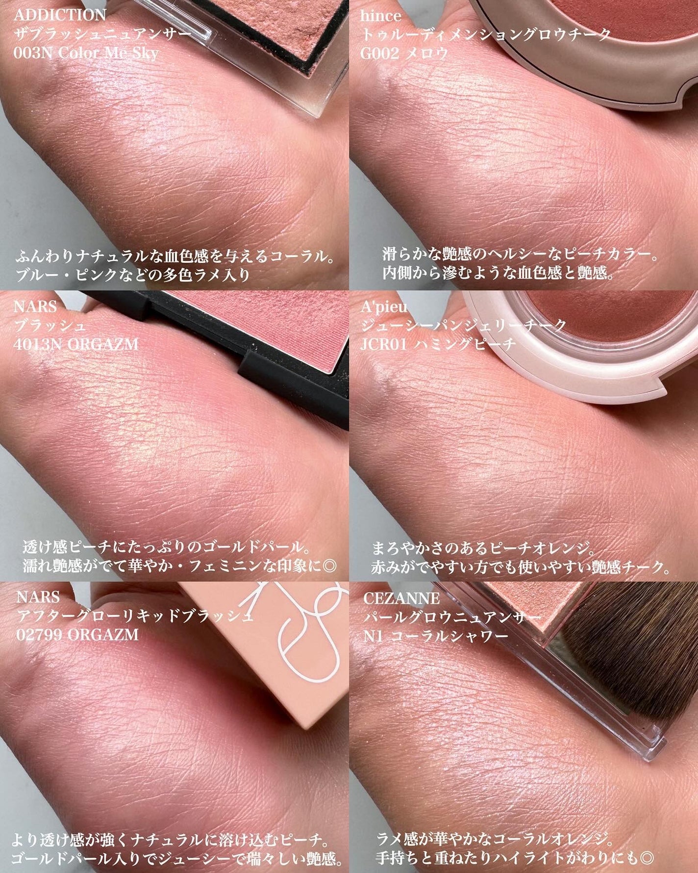 ブラッシュ/NARS/パウダーチークを使ったクチコミ(3枚目)