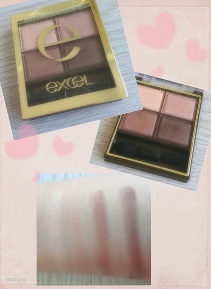 スキニーリッチシャドウ/excel/アイシャドウパレットを使ったクチコミ(1枚目)