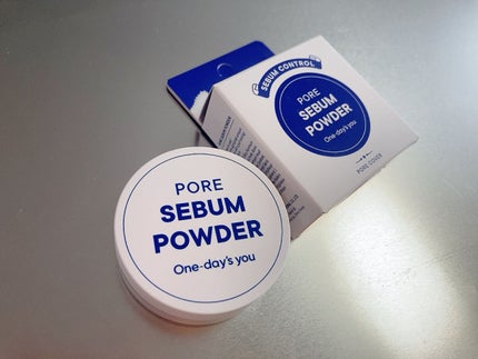 ポアセバムパウダー/One-day's you/ルースパウダーを使ったクチコミ(1枚目)