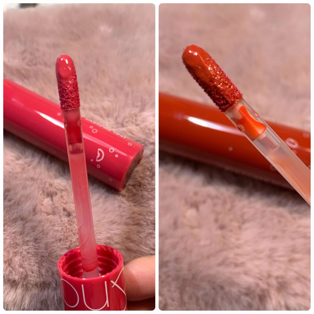 ジューシーラスティングティント/rom&nd/リップティントを使ったクチコミ(2枚目)