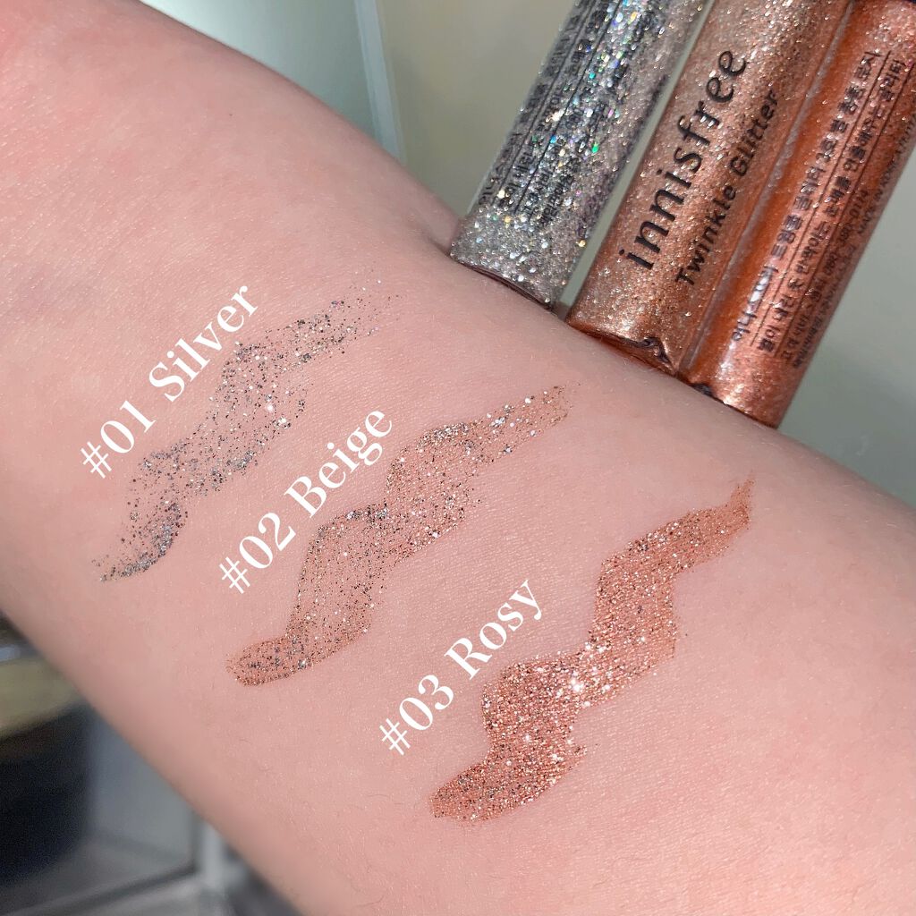 トゥインクル グリッター/innisfree/リキッドアイライナーを使ったクチコミ（3枚目）