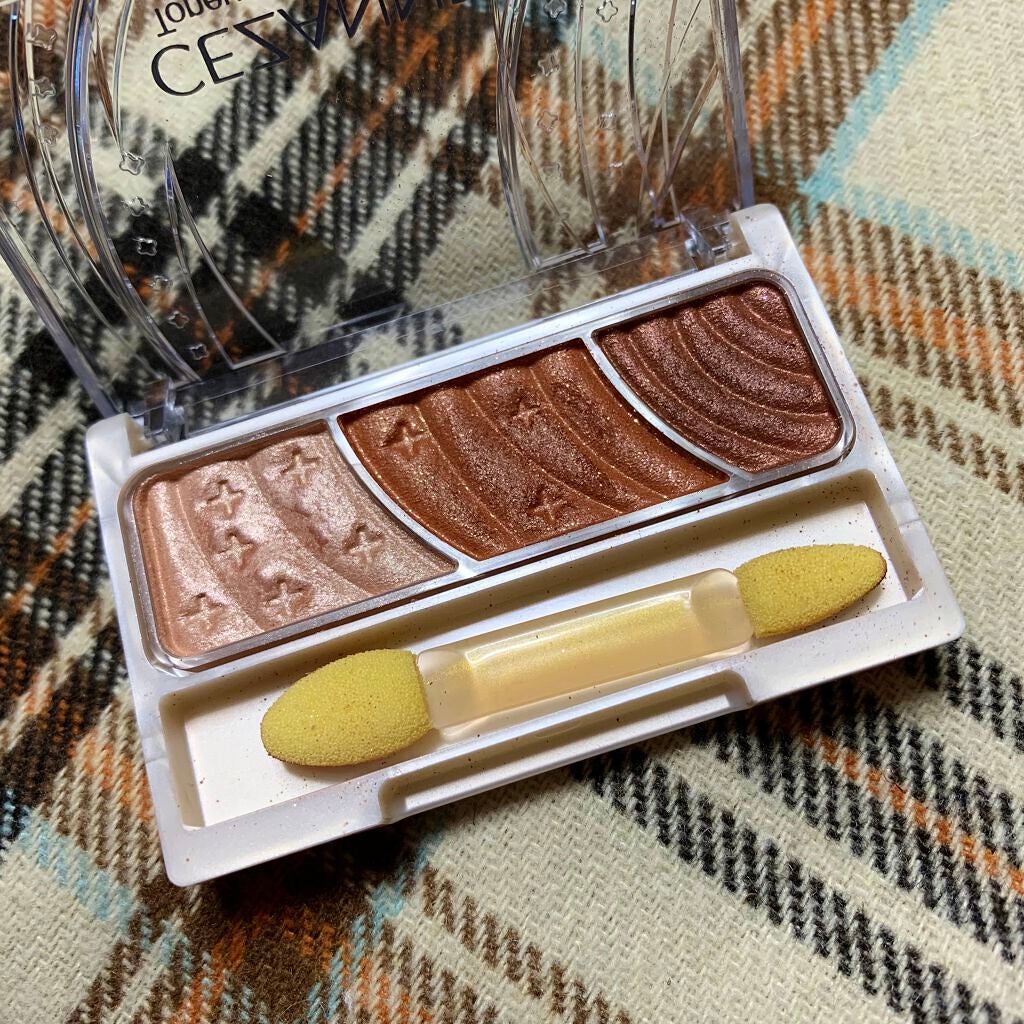 トーンアップアイシャドウ/CEZANNE/アイシャドウパレットを使ったクチコミ(2枚目)