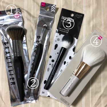 UR GLAM　POWDER BRUSH/U R GLAM/メイクブラシを使ったクチコミ（1枚目）