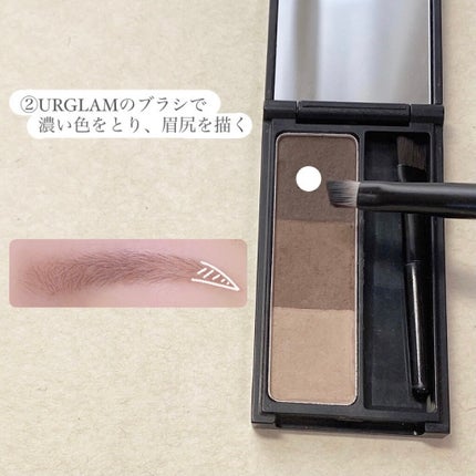 UR GLAMãEYEBROW POWDER/U R GLAM/ããŠããŒã¢ã€ãããŠã䜿ã£ãã¯ãã³ãïŒ4æç®ïŒ