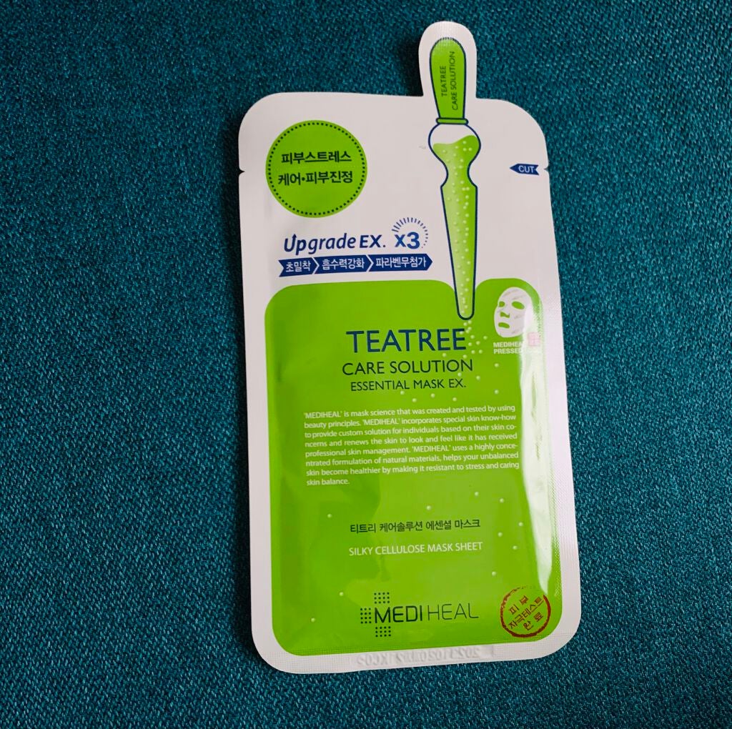 ティーツリーケアソリューション アンプルマスクJEX/MEDIHEAL/シートマスク・パックを使ったクチコミ(1枚目)