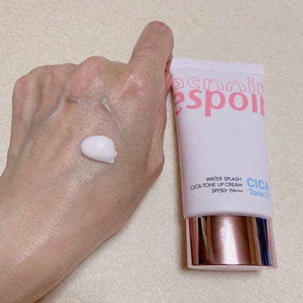 ウォータースプラッシュサンクリーム/espoir/日焼け止め・UVケアを使ったクチコミ(7枚目)