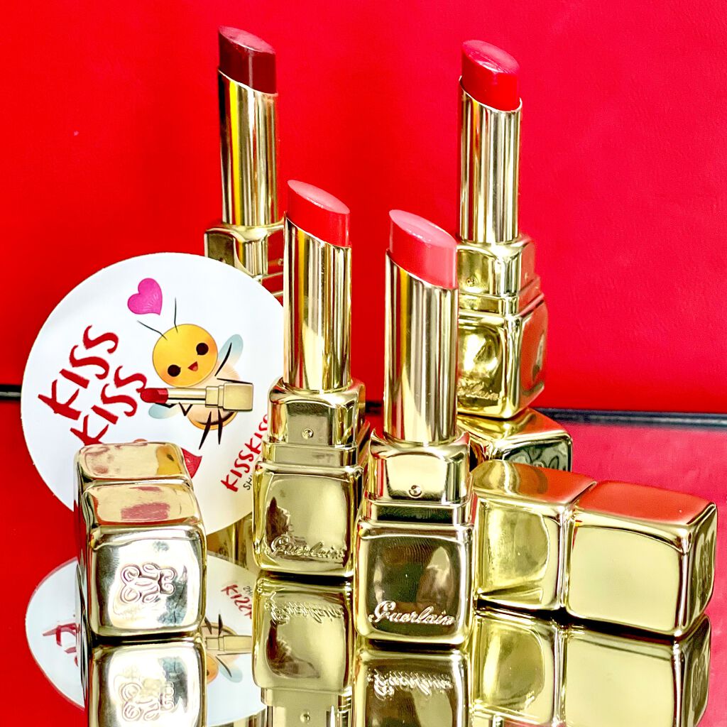 キスキス シャイン ブルーム/GUERLAIN/口紅を使ったクチコミ（1枚目）