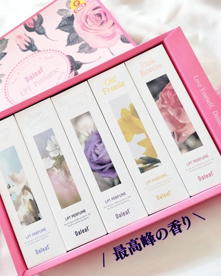 パフュームヘアパックインミスト Pink Breeze/Daleaf/アウトバストリートメントを使ったクチコミ(1枚目)