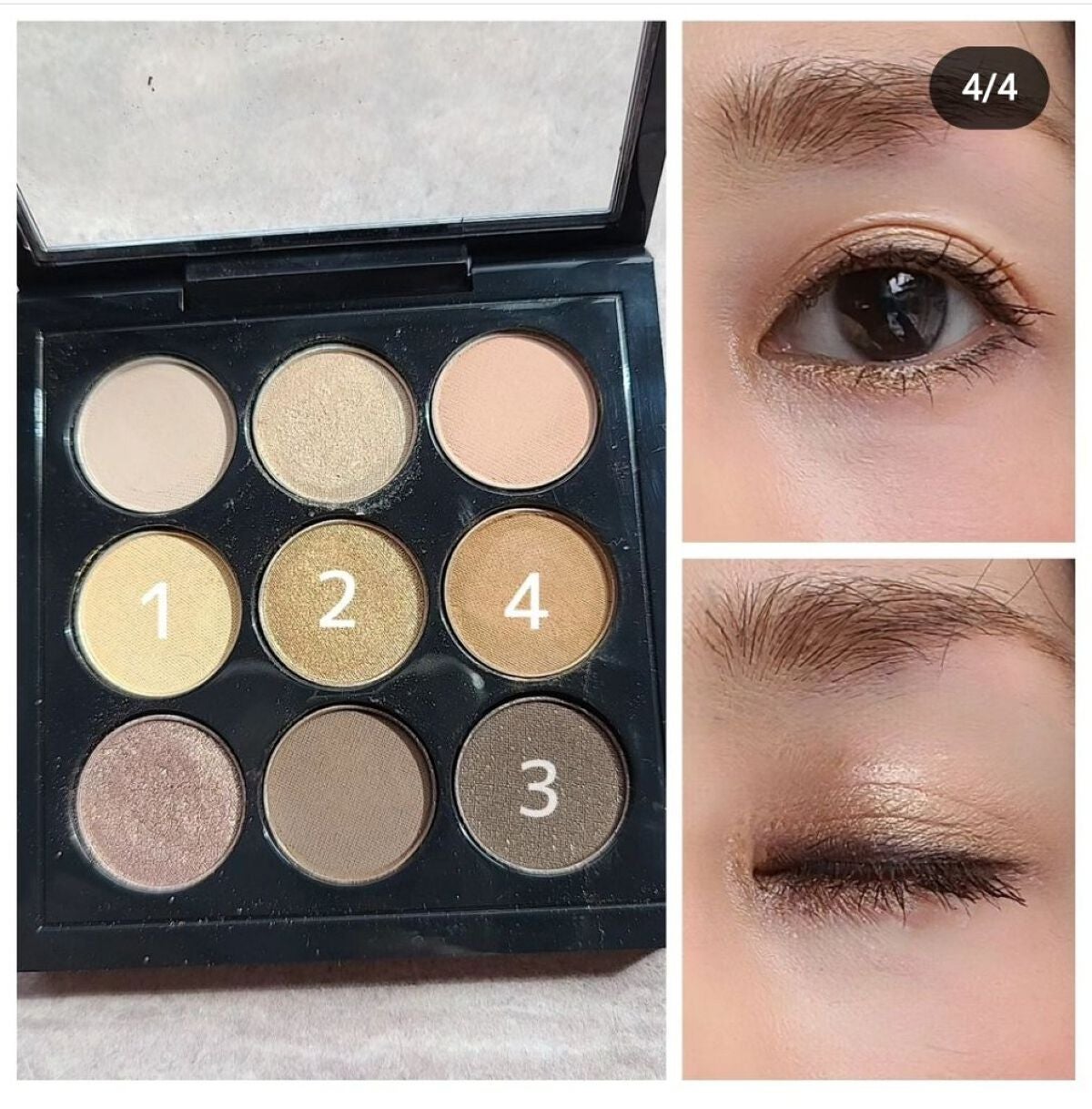 スモール アイシャドウ×9/M・A・C/アイシャドウパレットを使ったクチコミ(4枚目)