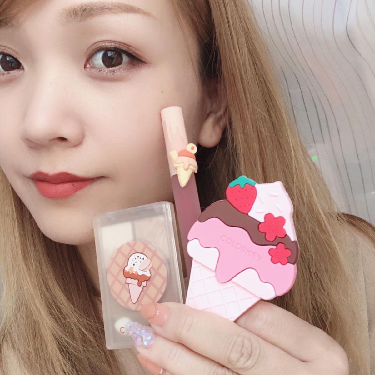 四色アイシャドウパレット/COLORKEY/アイシャドウパレットを使ったクチコミ（1枚目）