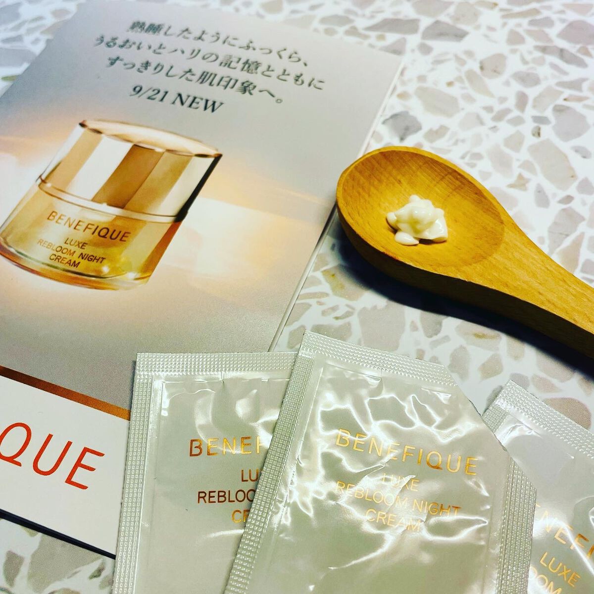 リュクス リブルームナイトクリーム/BENEFIQUE/フェイスクリームを使ったクチコミ(2枚目)