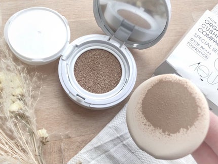 オーガニッククッションコンパクト/アクア・アクア/クッションファンデーションを使ったクチコミ(6枚目)