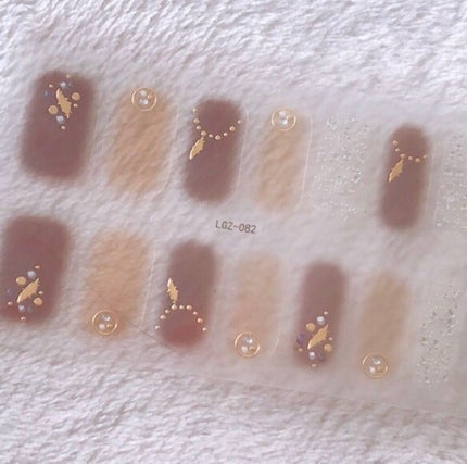 ネイルシール/Qoo10/ネイルシールを使ったクチコミ(3枚目)