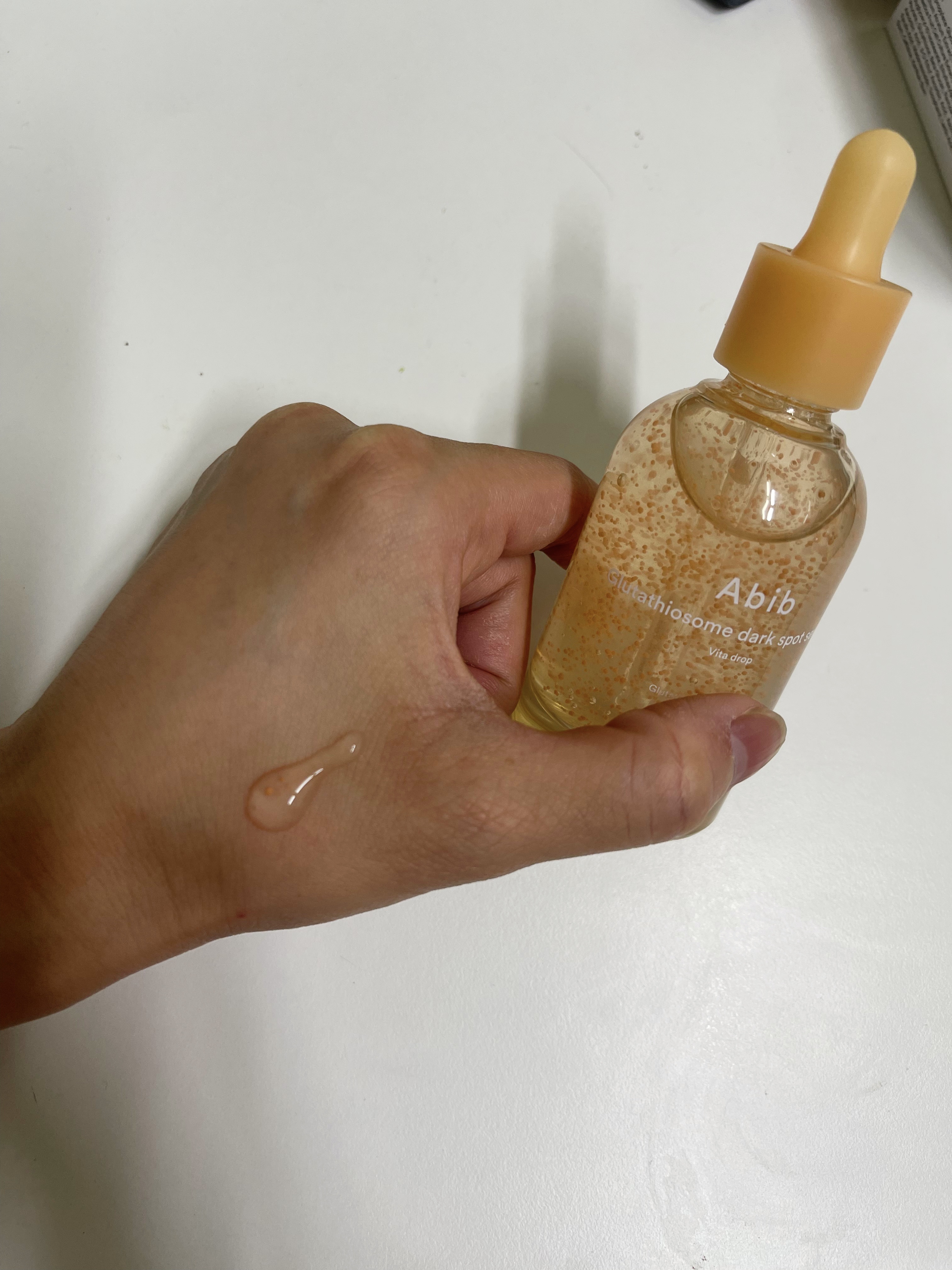 グルタチオンソームダークスポットセラムビタドロップ/Abib /美容液を使ったクチコミ（1枚目）