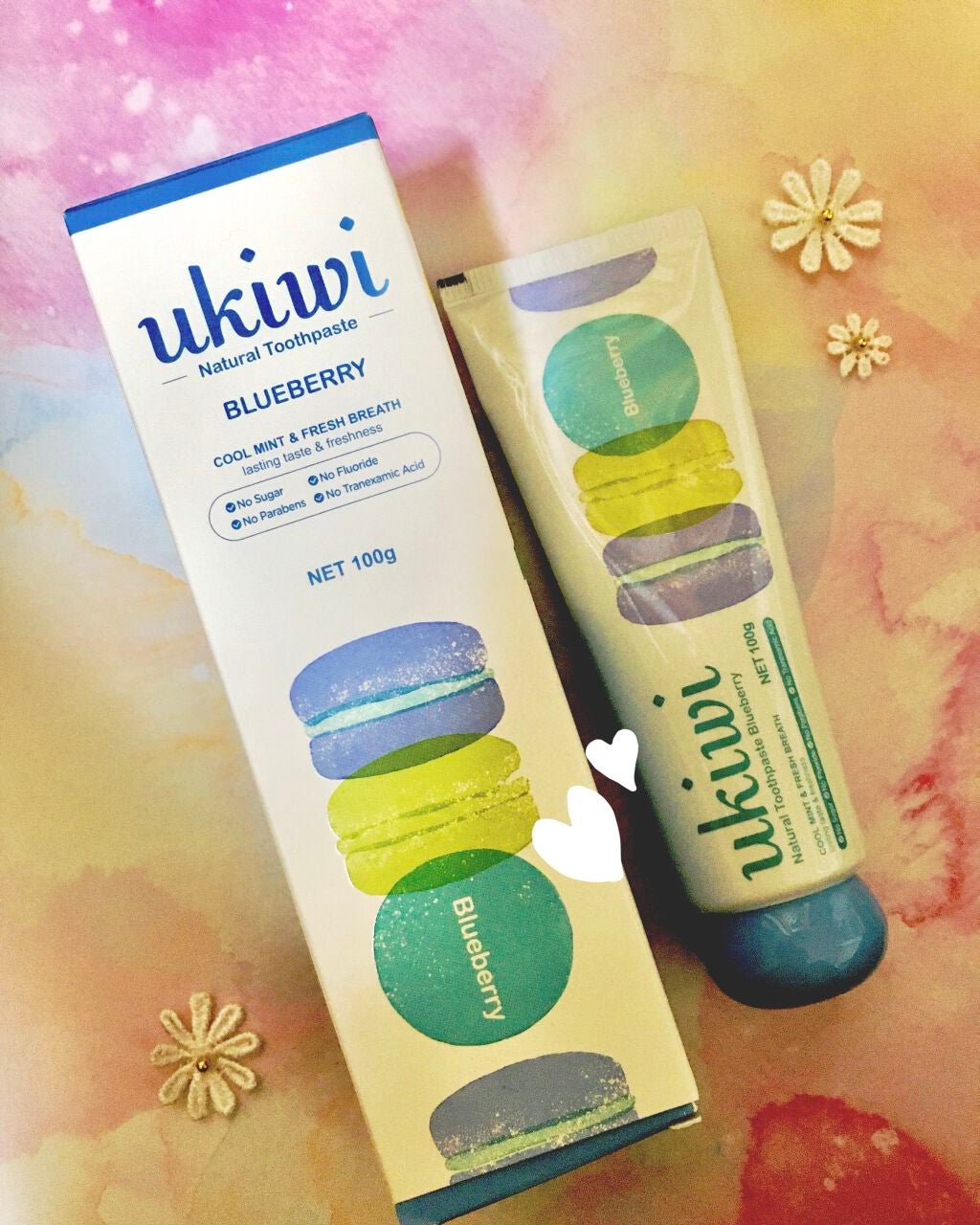 ナチュラルマカロントゥースペースト/ukiwi/歯磨き粉を使ったクチコミ(1枚目)