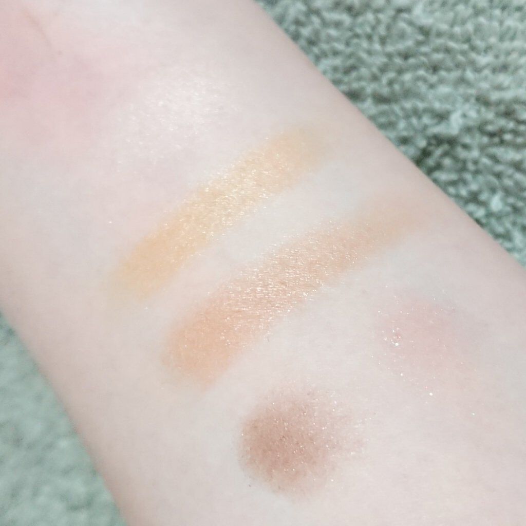 ショコラスウィート アイズ ソフトマット 102 ジャスミンショコラ（限定）/リンメル ロンドン/アイシャドウパレットを使ったクチコミ（3枚目）