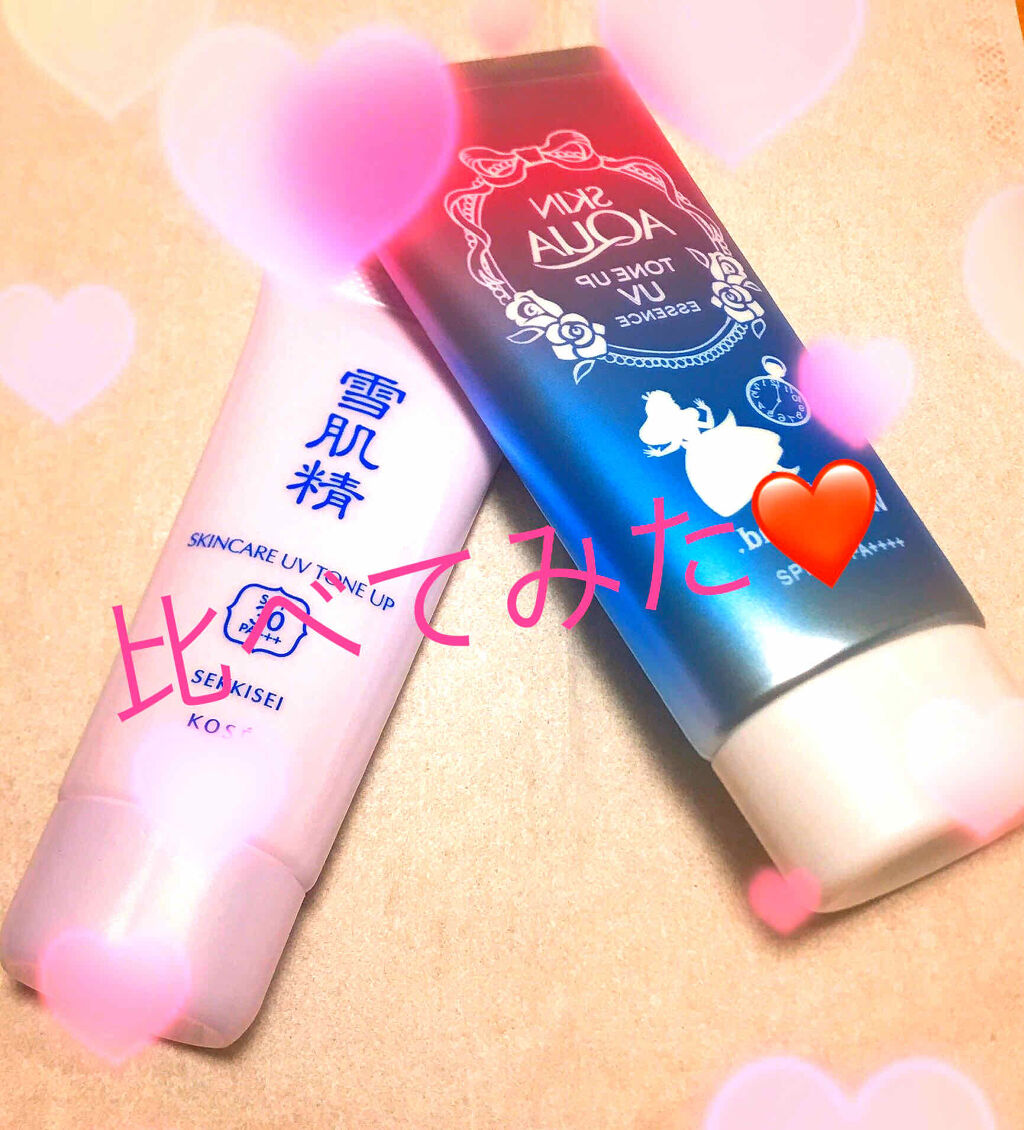 スキンケア UV トーンアップ/雪肌精/化粧下地を使ったクチコミ（1枚目）