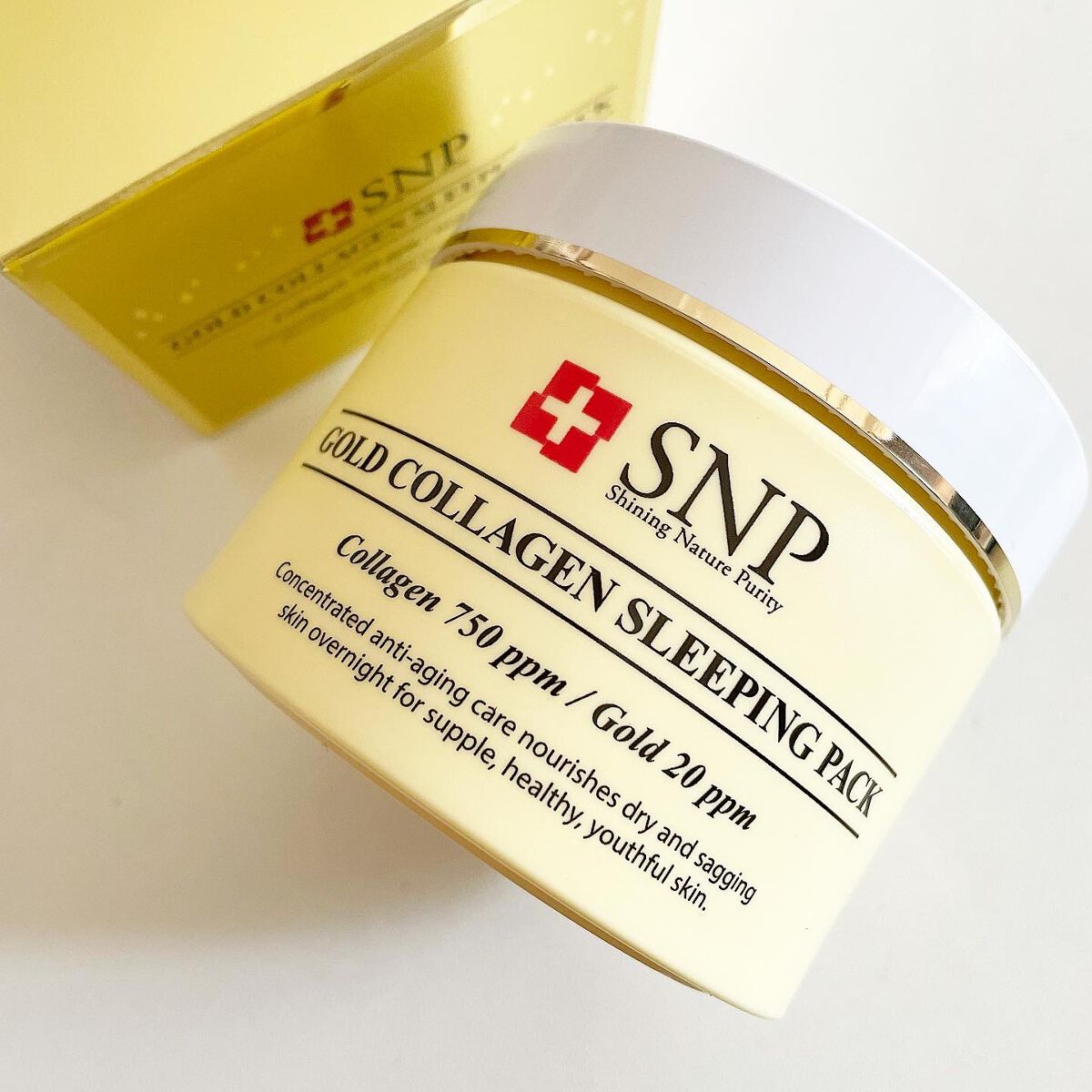 SNP ゴールド コラーゲン スリーピング パック/SNP/シートマスク・パックを使ったクチコミ（1枚目）