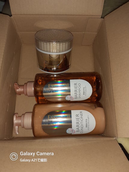 ザビューティ 髪のキメ美容素髪を守る バリアシャンプー/コンディショナー/エッセンシャル/シャンプー・コンディショナーを使ったクチコミ(1枚目)