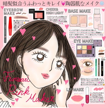 UR GLAM LUXE　CHEEK & HIGHLIGHT ピンク/U R GLAM/パウダーチークを使ったクチコミ（1枚目）