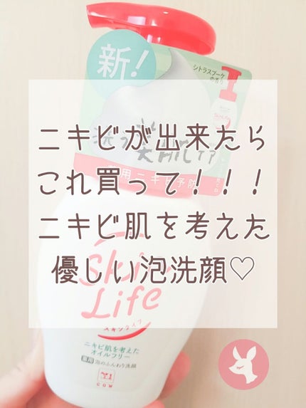 薬用泡のふんわり洗顔/スキンライフ/泡洗顔を使ったクチコミ(1枚目)