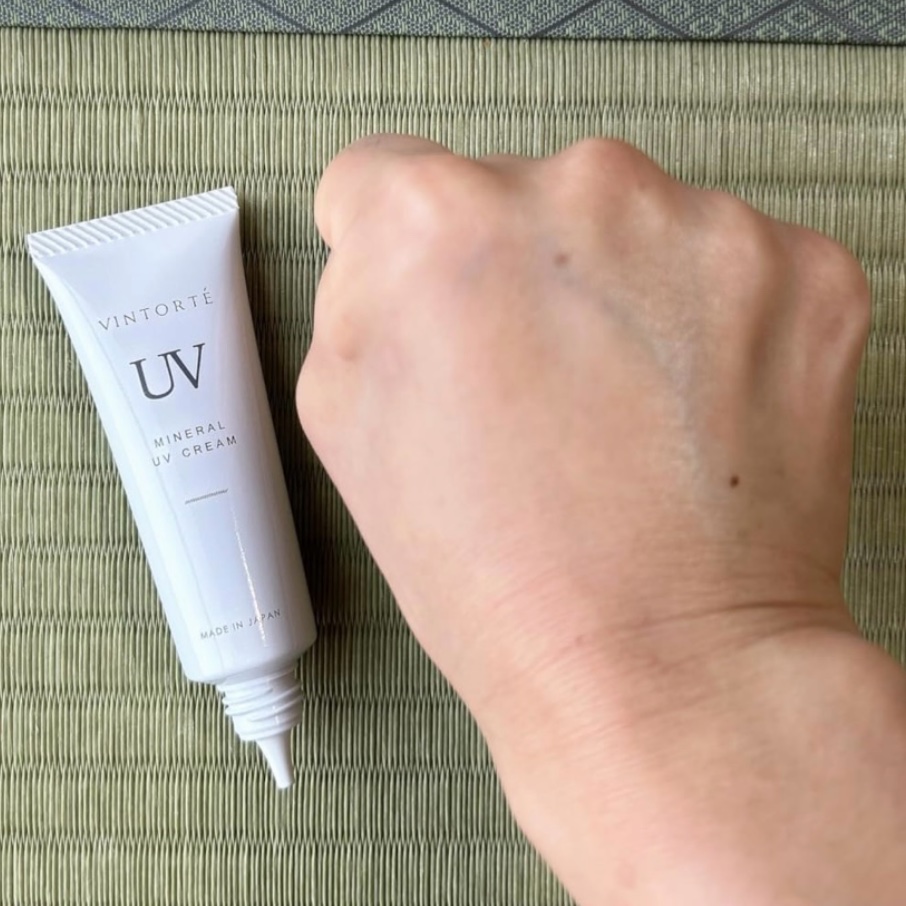 ミネラルUVクリーム/ヴァントルテ/日焼け止めクリームを使ったクチコミ（2枚目）