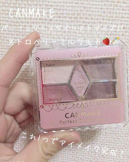 【旧品】パーフェクトスタイリストアイズ/キャンメイク/アイシャドウパレットを使ったクチコミ(1枚目)