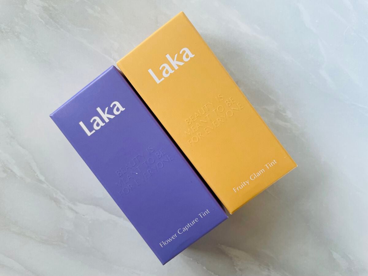 フラワーキャプチャーティント/Laka/口紅を使ったクチコミ(4枚目)