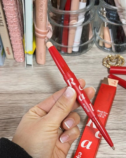 リアルアイ涙袋スティック/espoir/単色アイシャドウを使ったクチコミ(3枚目)