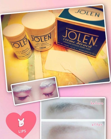 【JOLEN】cream bleach
ずーーーっと愛用してる眉毛ブリーチを紹介します＼( 'ω')／
これに出会ってから眉毛マスカラ要らずになりました👻
眉毛マスカラする時も綺麗に発色します✨
私が使