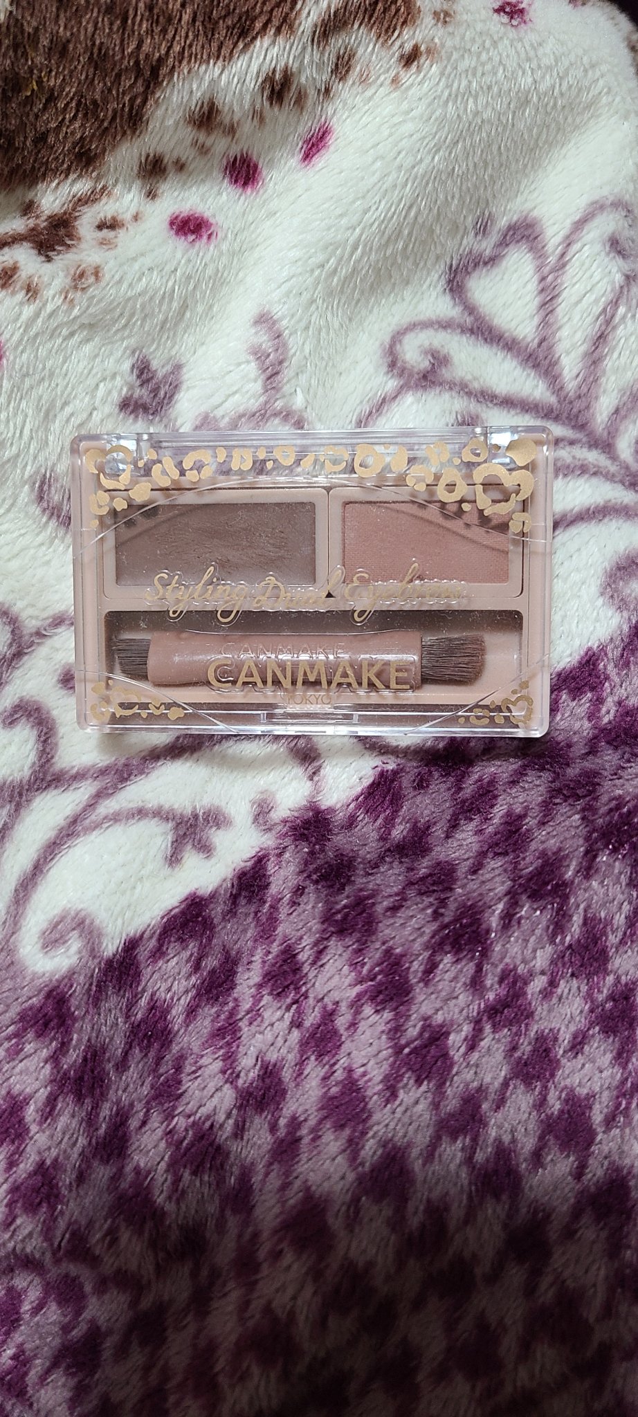 スタイリングデュアルアイブロウ 03 ローズフォグ/キャンメイク/アイブロウを使ったクチコミ（1枚目）