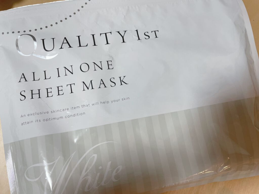 オールインワンシートマスク ホワイトEX 5枚/クオリティファースト/シートマスク・パックを使ったクチコミ（1枚目）
