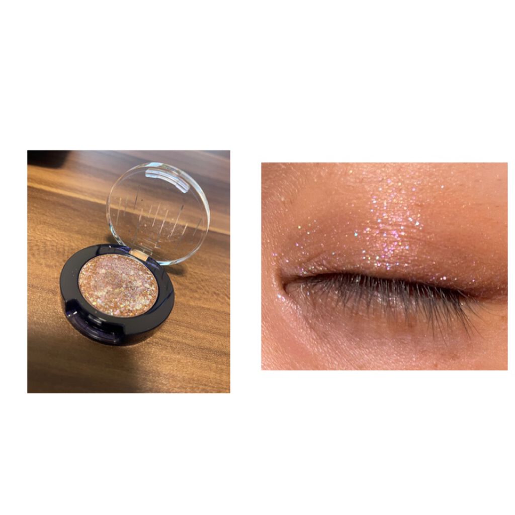 グリッター シャドウ カラー/rom&nd/グリッターを使ったクチコミ(2枚目)