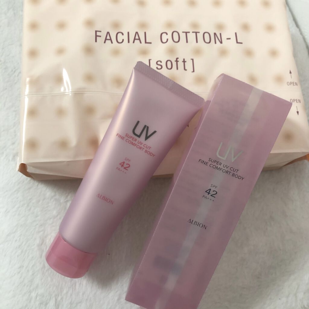 スーパー UV カット ファインコンフォート ボディ/ALBION/日焼け止めミルクを使ったクチコミ（1枚目）