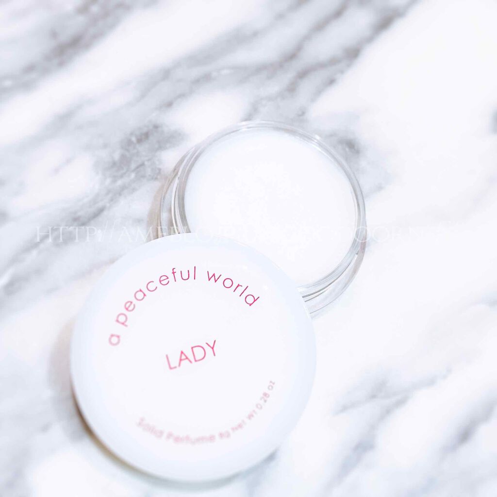 LADY ソリッドパフューム/a peaceful world/練り香水を使ったクチコミ(2枚目)
