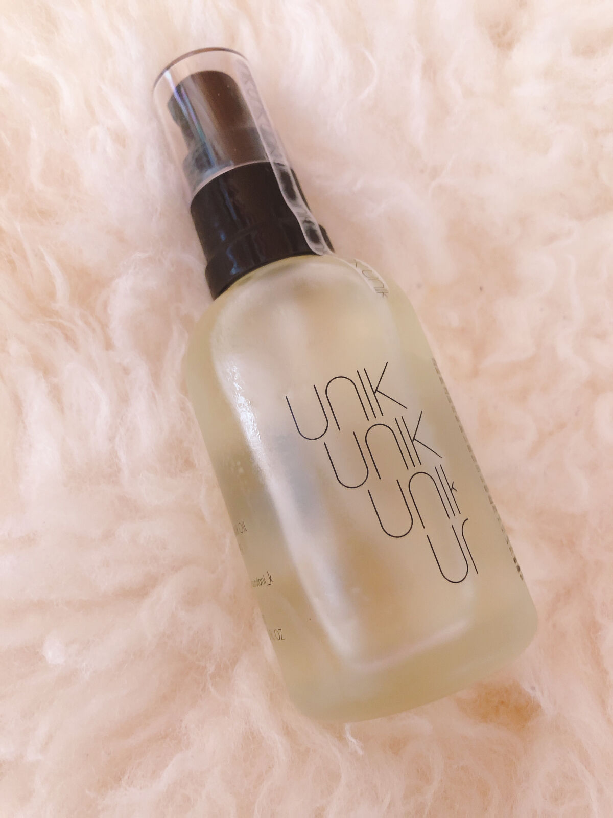 スタイリングナノシルクヘアオイル/UNIK/その他スタイリングを使ったクチコミ（2枚目）