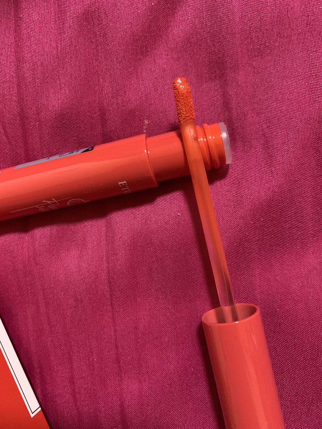 ピーチジェリーティント/ETUDE/口紅を使ったクチコミ（3枚目）