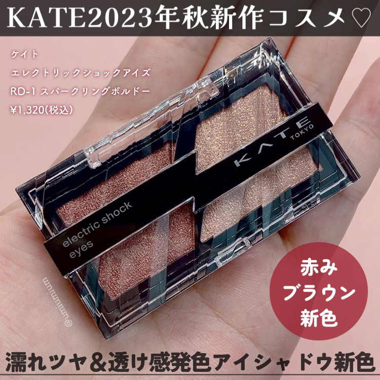 エレクトリックショックアイズ /KATE/アイシャドウパレットを使ったクチコミ（2枚目）