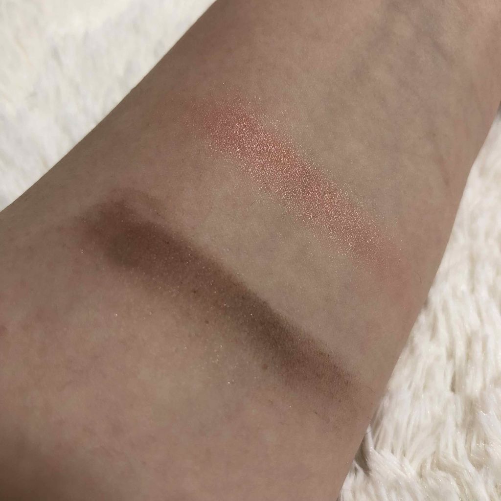 パウダーアイシャドウ ブルーミングキティ/DAISO/アイシャドウパレットを使ったクチコミ(2枚目)