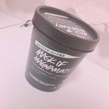 LUSH。お姉ちゃんが買ってきたのを一緒に使わせてもらってる感じなので詳しくはわかんないですけど超ミントの匂いするやつです😢
お風呂で洗顔を済ませたあとにこれをつけてしばらく放置。乾いてきたら流す。毛穴