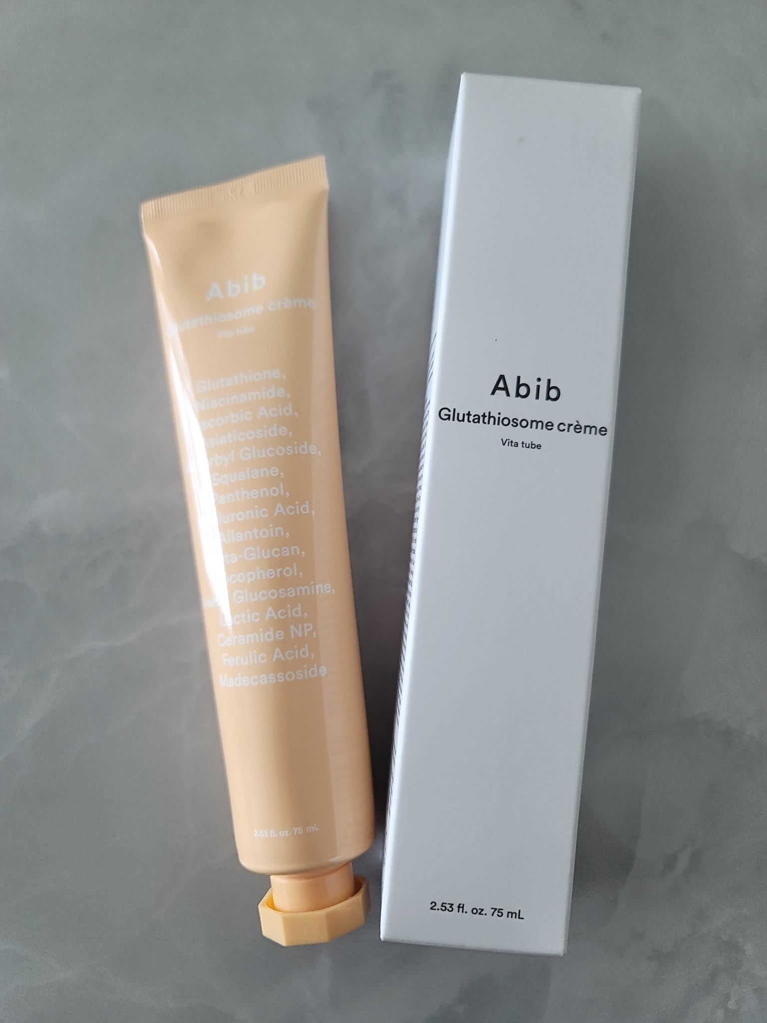 アビブ　グルタチオンソームクリームビタチューブ/Abib /フェイスクリームを使ったクチコミ（1枚目）