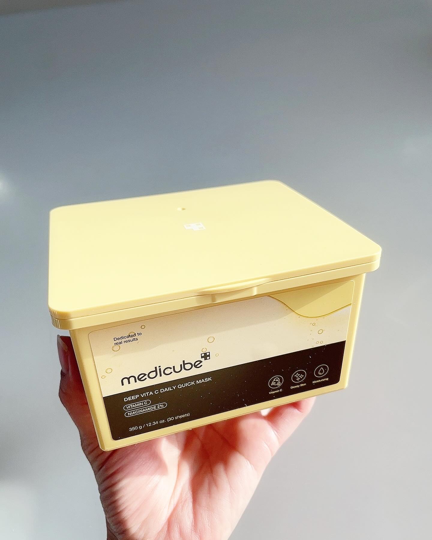 ディープ ビタC デイリー クイック マスク/MEDICUBE/シートマスク・パックを使ったクチコミ（2枚目）