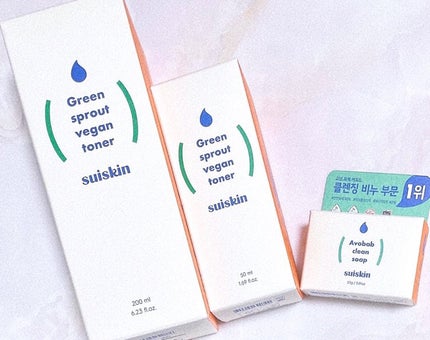 Green sprout vegan toner/suiskin/化粧水を使ったクチコミ(3枚目)