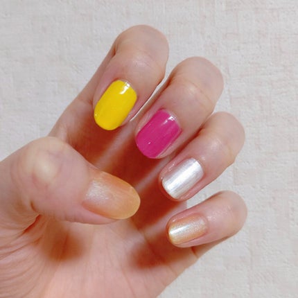 ネイルホリック Sheer pearl color/ネイルホリック/マニキュアを使ったクチコミ(2枚目)