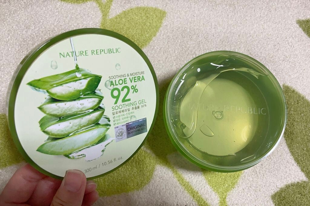 マイルド&モイスチャーアロエジェル/ネイチャーリパブリック/ボディローションを使ったクチコミ(1枚目)