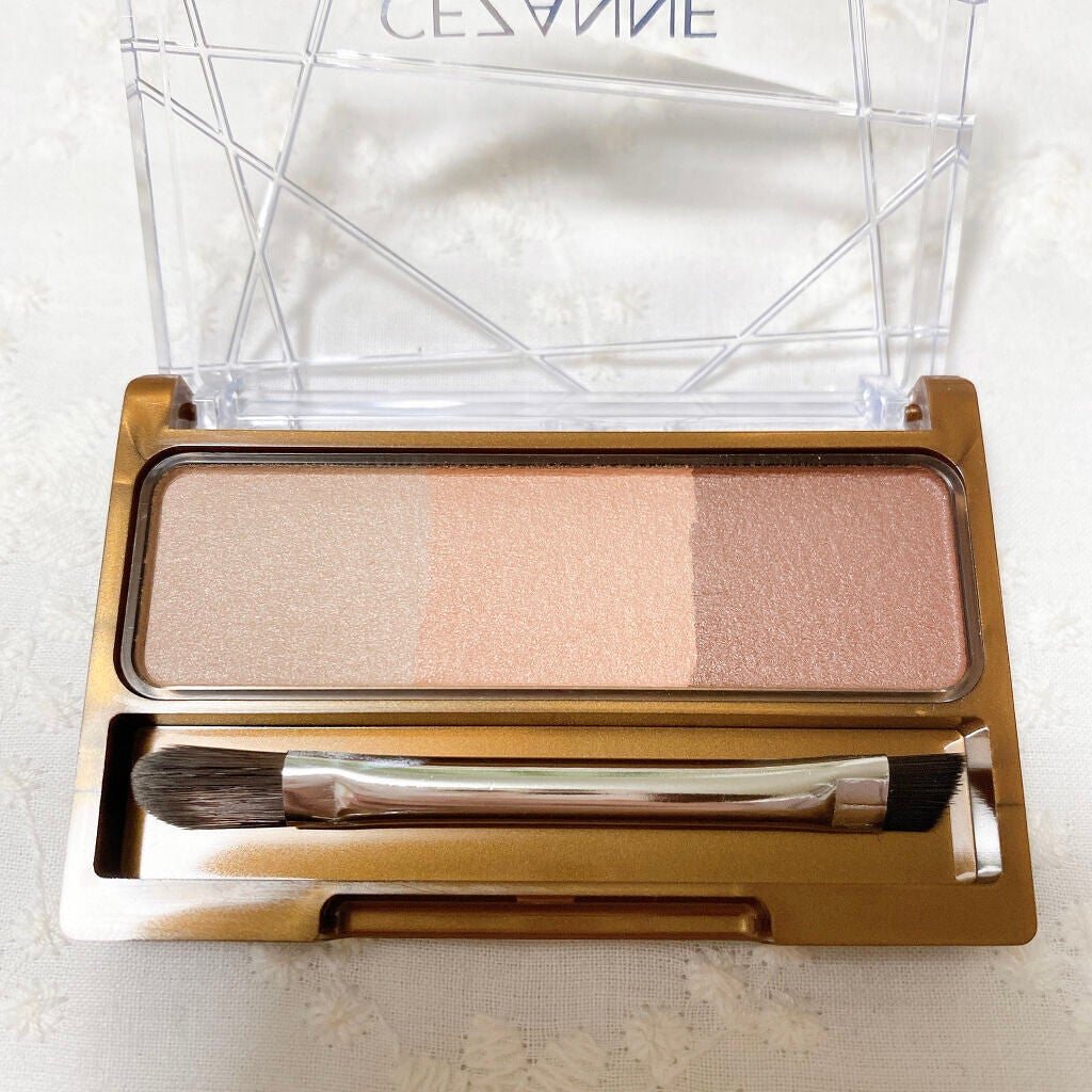 ノーズ&アイブロウパウダー/CEZANNE/パウダーアイブロウを使ったクチコミ(3枚目)