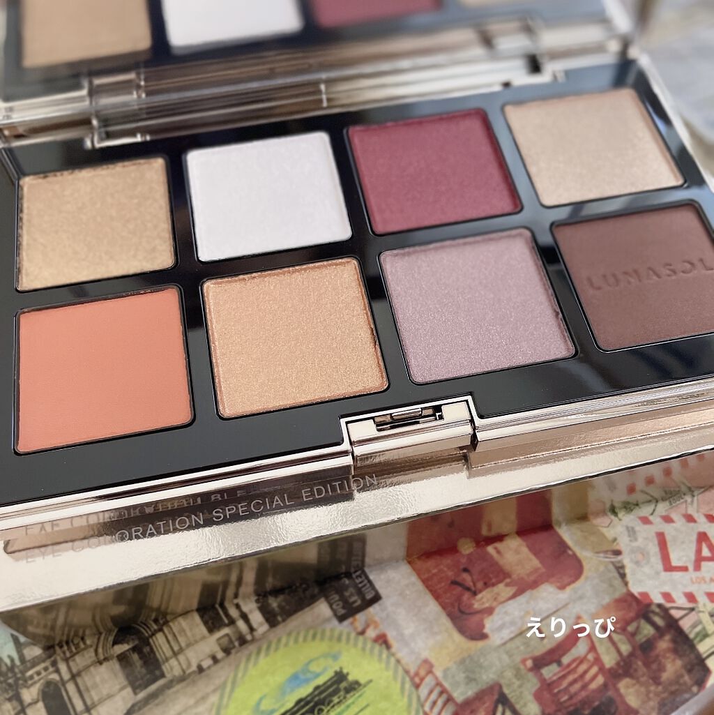 アイカラーレーション スペシャルエディション/LUNASOL/アイシャドウパレットを使ったクチコミ（2枚目）