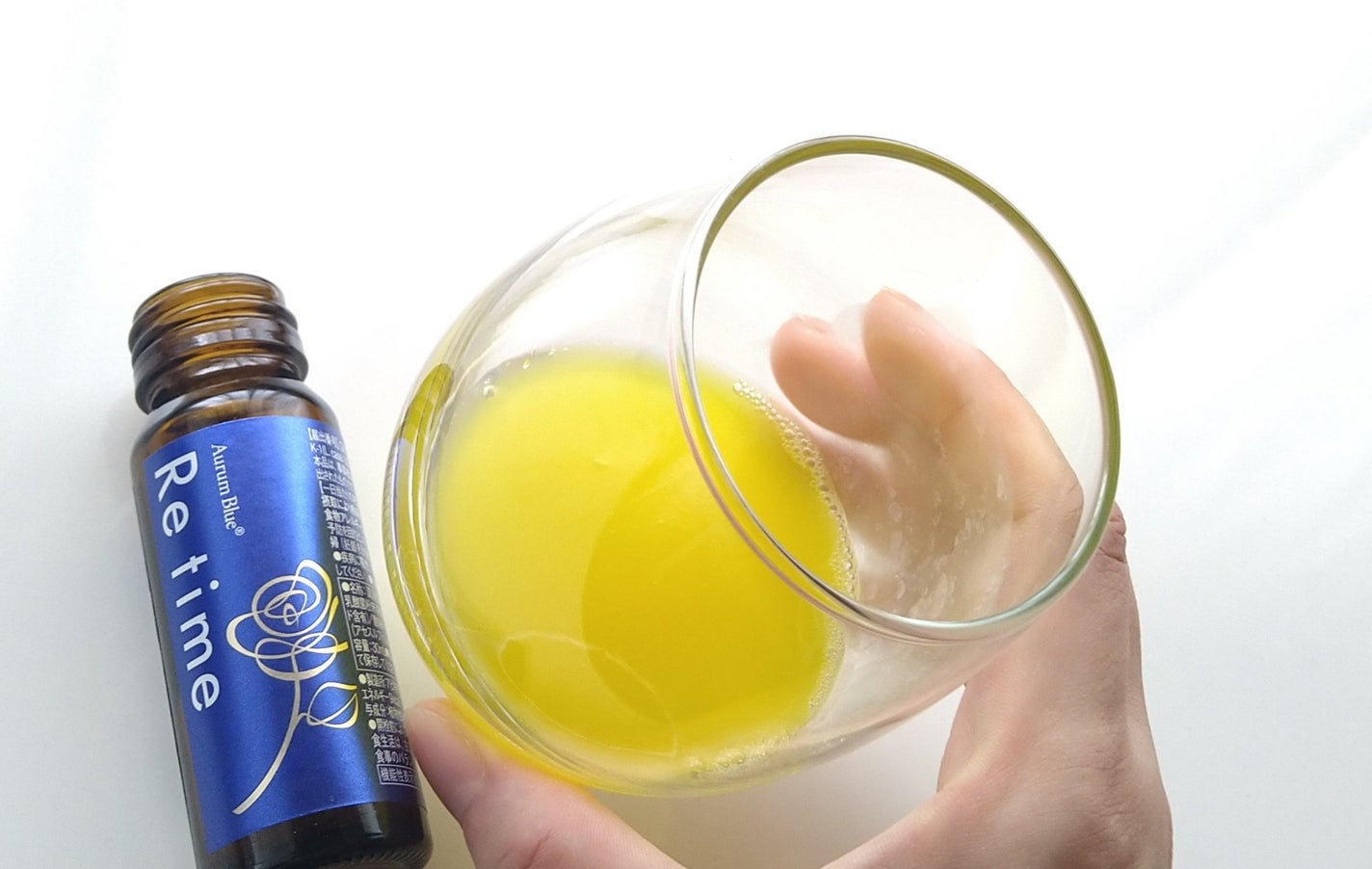 Re time ブルーローズドリンク/オーラムブルー/美容ドリンクを使ったクチコミ(3枚目)